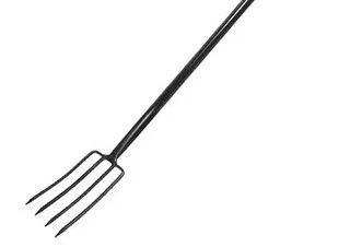 Вилы садовые 119 см металлический черенок с пластиковой V ручкой 7904_1