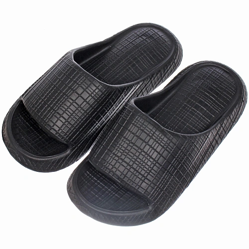 Шлепанцы мужские "AZHUR", цвет черный, р-р 40-41