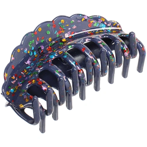 Заколка - краб для волос AKS - VIENTO, микс 6 цветов, волна, 104,5см _3