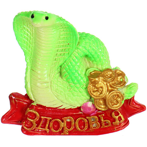 Магнит Змея с пожеланием 55 см, микс_5