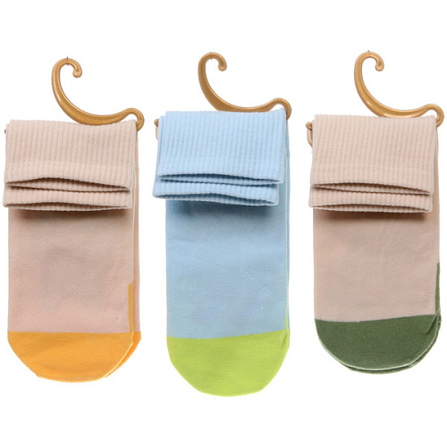 Носки женские ARTE - Лесные жители укороченные, с рисунком, микс_3