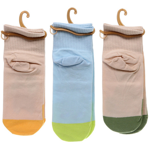 Носки женские ARTE - Лесные жители укороченные, с рисунком, микс_5