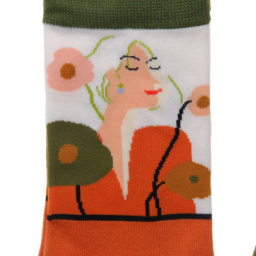 Носки женские ARTE - Грация с рисунком, микс_6