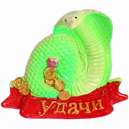 Магнит Змея с пожеланием 55 см, микс_3