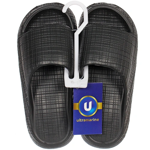 Шлепанцы мужские AZHUR, цвет черный, р-р 40-41_5