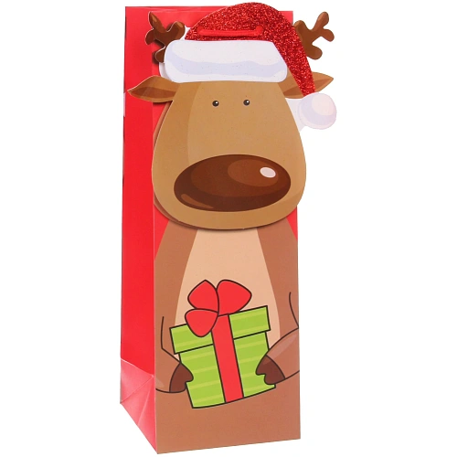 Пакет под бутылку Зимний мультик 12359 см_5