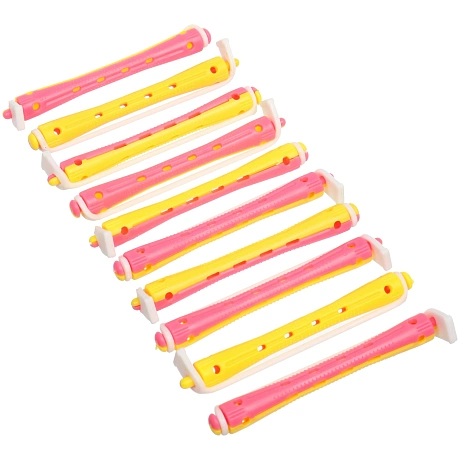 Бигуди пластмассовые-коклюшки 10шт, d=9мм 