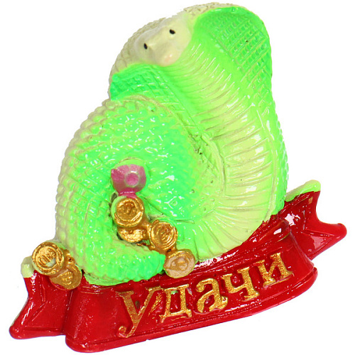 Магнит Змея с пожеланием 55 см, микс_7