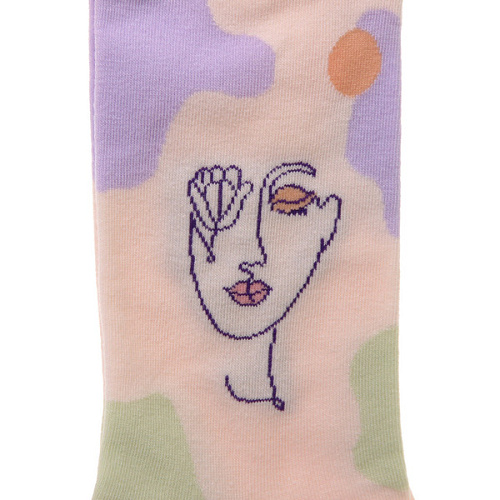 Носки женские ARTE - Леди с рисунком, микс_7