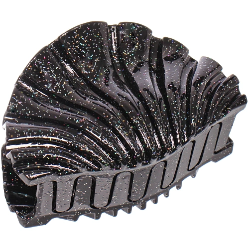 Заколка - краб для волос AKS - MANTANA, микс 6 цветов, ракушка, 85см _8