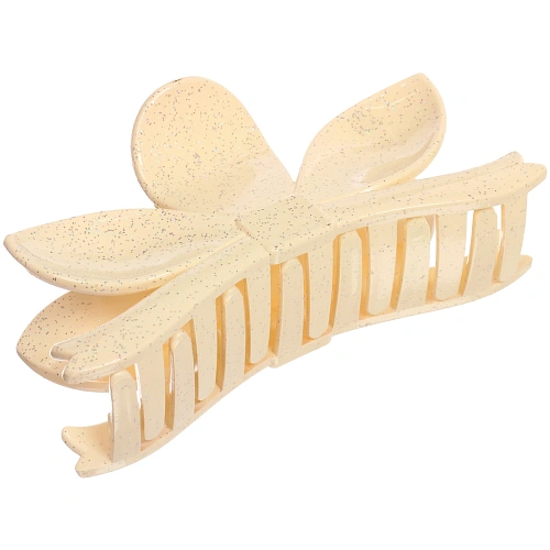 Заколка - краб для волос AKS - MANTANA, микс 6 цветов, лепестки, 115см _9