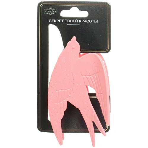 Заколка - краб для волос AKS - VIENTO, микс 6 цветов, классика, 9,55,5см _6