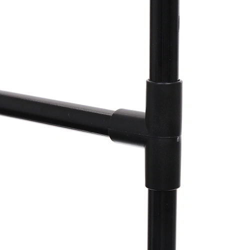 Вешалка гардеробная напольная на колёсах двойная ПЕРФЕКТХАУС, цвет черный, нагрузка до 25 кг, 1524575см_4