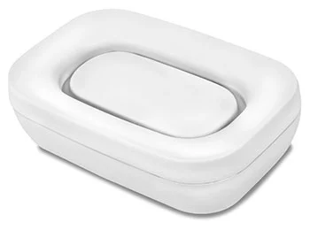 Мыльница открытая Эллиса белая C843БЕЛ