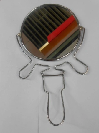 Зеркало настольное Круг d14см металл оправа одностороннее 988-3_1