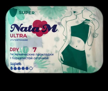 Прокладки женские NATA M New Ultra Super Dry 7шт