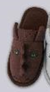 Тапочки домашние мужские "Дракоша", цвет коричневый, верх-флис, подклад-флис, р. 43