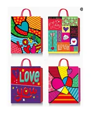 Пакет подарочный "LOVE" 26*32*10 см