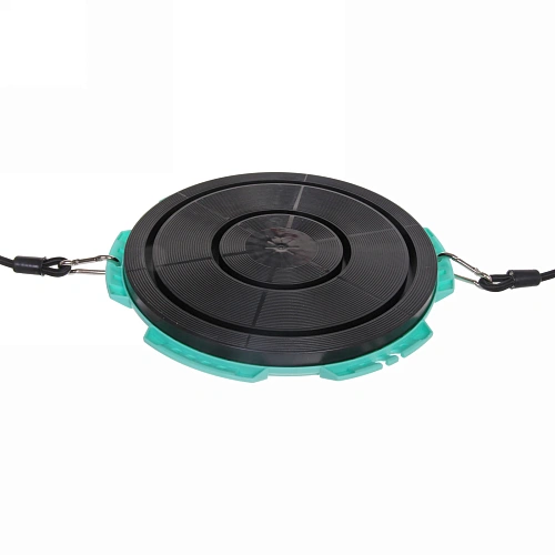 Диск вращающийся Gracefulness d- 30 см с эспандерами (нагрузка 13 кг), зеленый_4