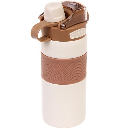 Термос 600мл Фитнесс, цвет молочный _4