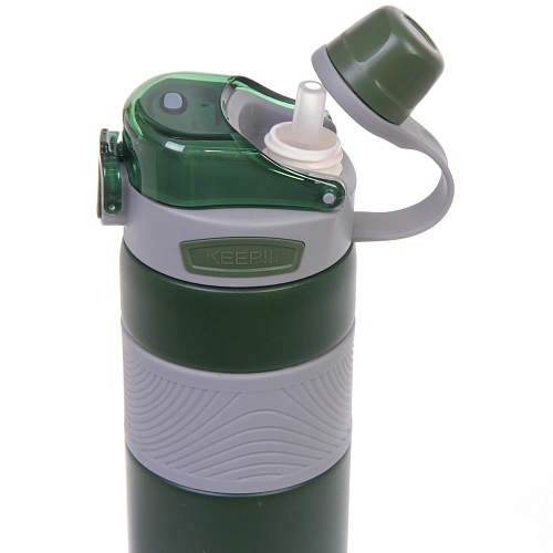Термос 800мл Фитнесс, цвет зеленый _5
