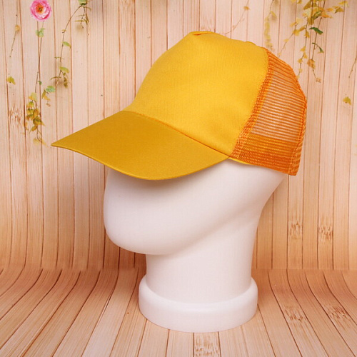 Бейсболка с сеткой Summer collection, цвет желтый, р58_6