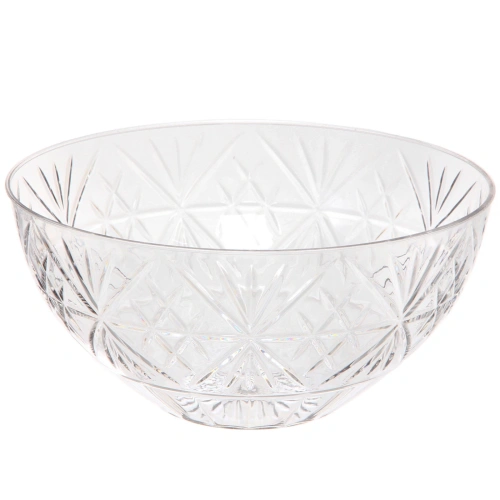 Салатник пластиковый "Ледяная фантазия" 21*10см