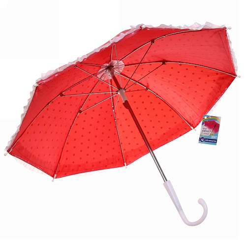 Зонт детский полуавтомат Ажурный, цвет микс, d-60, в слож виде 42см_10