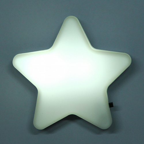 Ночник-светильник "Sweet dream - Звезда" 8 см 2W 220V, Белый