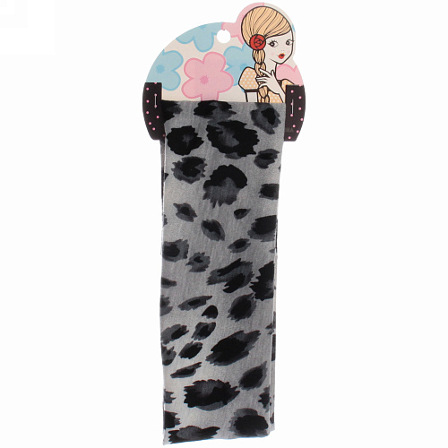 Повязка на голову Britney Room, принт леопард, микс 4 цвета 207см_8