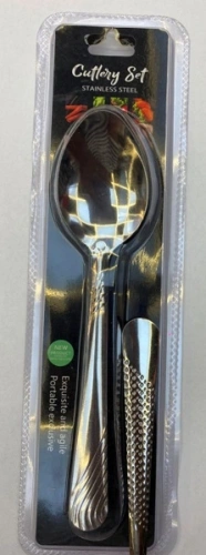 Набор ложек столовых 6шт "Точки" на блистере