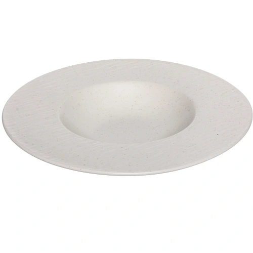 Тарелка керамическая для пасты "Perfetto" 25см, бежевая