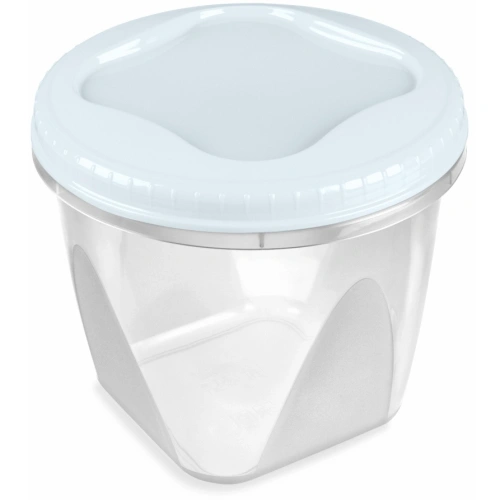 Банка с завинчивающейся крышкой "Тондо" 1,5л светло-голубая С288СГЛ