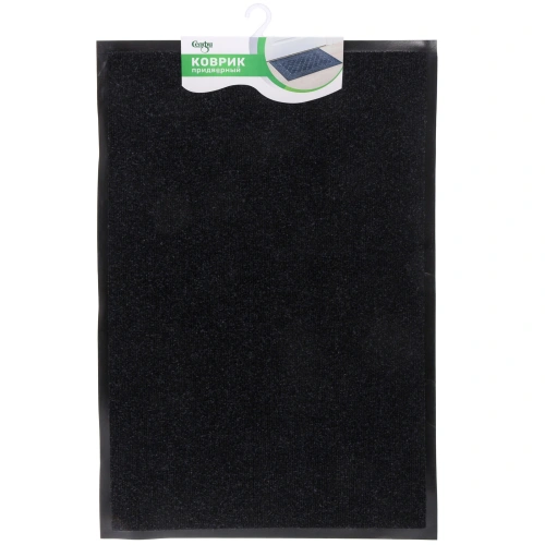 Коврик придверный 60*90см"Комфорт люкс" черный