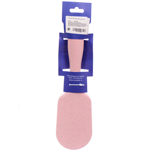 Расчёска массажная Beauty Bar Viki, форма трапеция, цвет розовый фламинго, 2455м (Блистер Ultramarin и пакет)_4