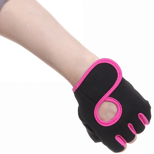 Перчатки для фитнеса, р-р M, фуксия_5