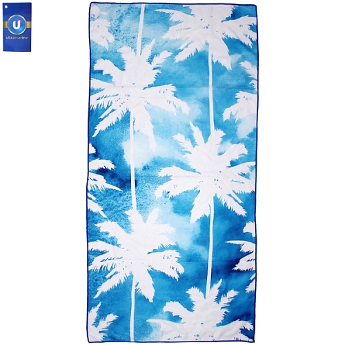 Полотенце пляжное 70*140 см "SUNshine - Пальмы", микрофибра, 230 гр/м2