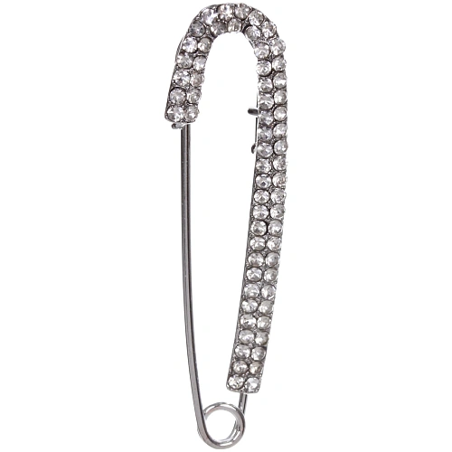 Брошь KLEVER SHOP, булавка, цвет как серебро, 72см (Талисман от сглаза)_3