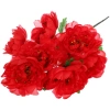 Искусственные цветы "Цветочная мелодия" Пионы 60см 7 цветков красные