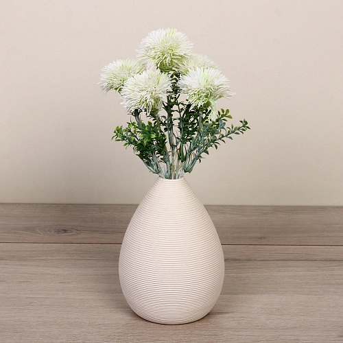 Искусственные цветы Волшебство лета 32см Одуванчики 5 цветков белые_6