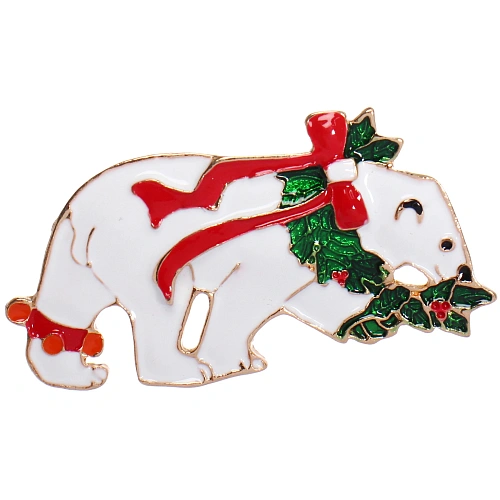Брошь Новогодняя Коллекция- Северный Мишка 52,5 см_6
