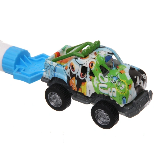 Мыльные пузыри Тачка 24 см, 80 мл, с запуском_5