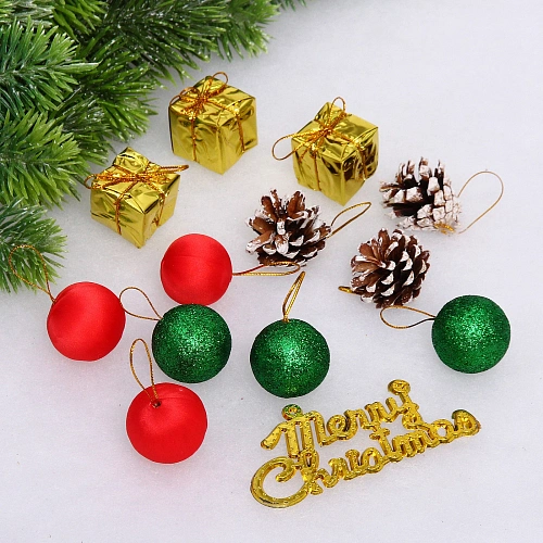 Набор украшений "Merry Christmas" 11*13 см  (набор 13 шт), микс