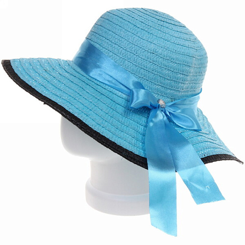 Шляпа женская с широкими полями TiraMiSu- Бэлла, микс 6 цветов, р58, ширина полей 11 см_13