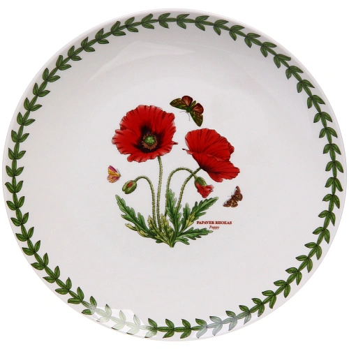 Тарелка керамическая "Цветочная грация" 20см, маки