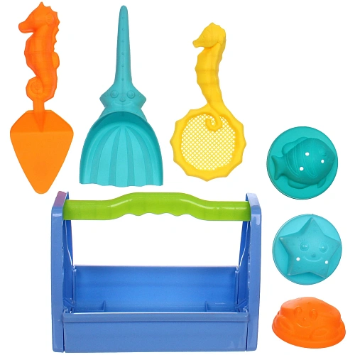 Набор для игры в песочнице Песочный мастер, 20,511,515 см, 7 предметов_4