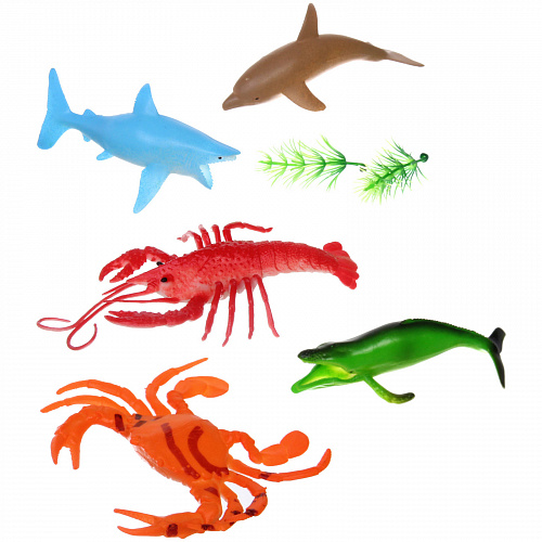 Набор животных "Подводное царство", 8 предметов, 20.5*23*4