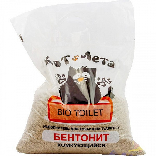 Наполнитель для кошачьего туалета "КотЛета"  Бентонит 5л