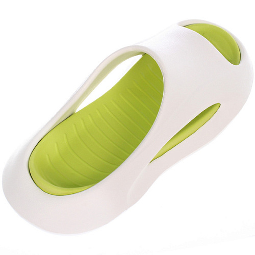 Шлепанцы мужские PRIME, цвет белый, зеленая стелька, р-р 42-43_4