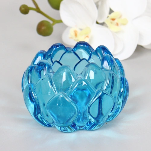 Подсвечник "Топаз" 7,7*5,2 см, Голубой